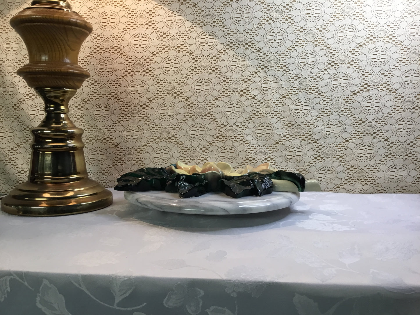 Chalkware Flower