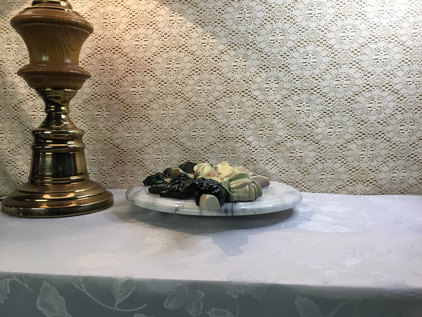Chalkware Flower