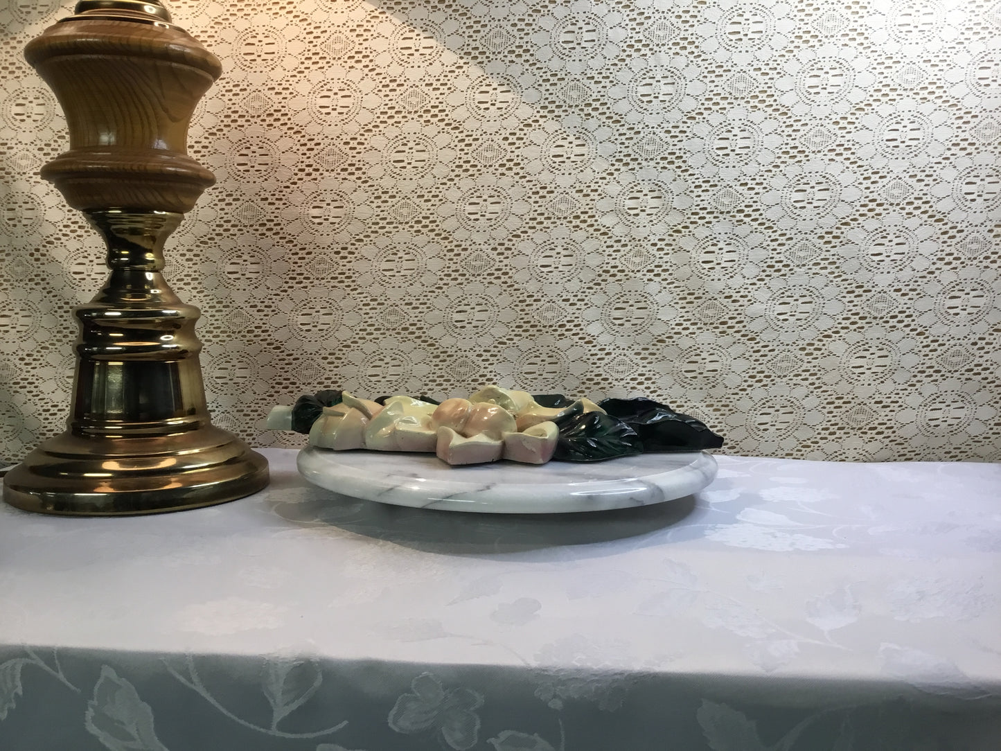 Chalkware Flower