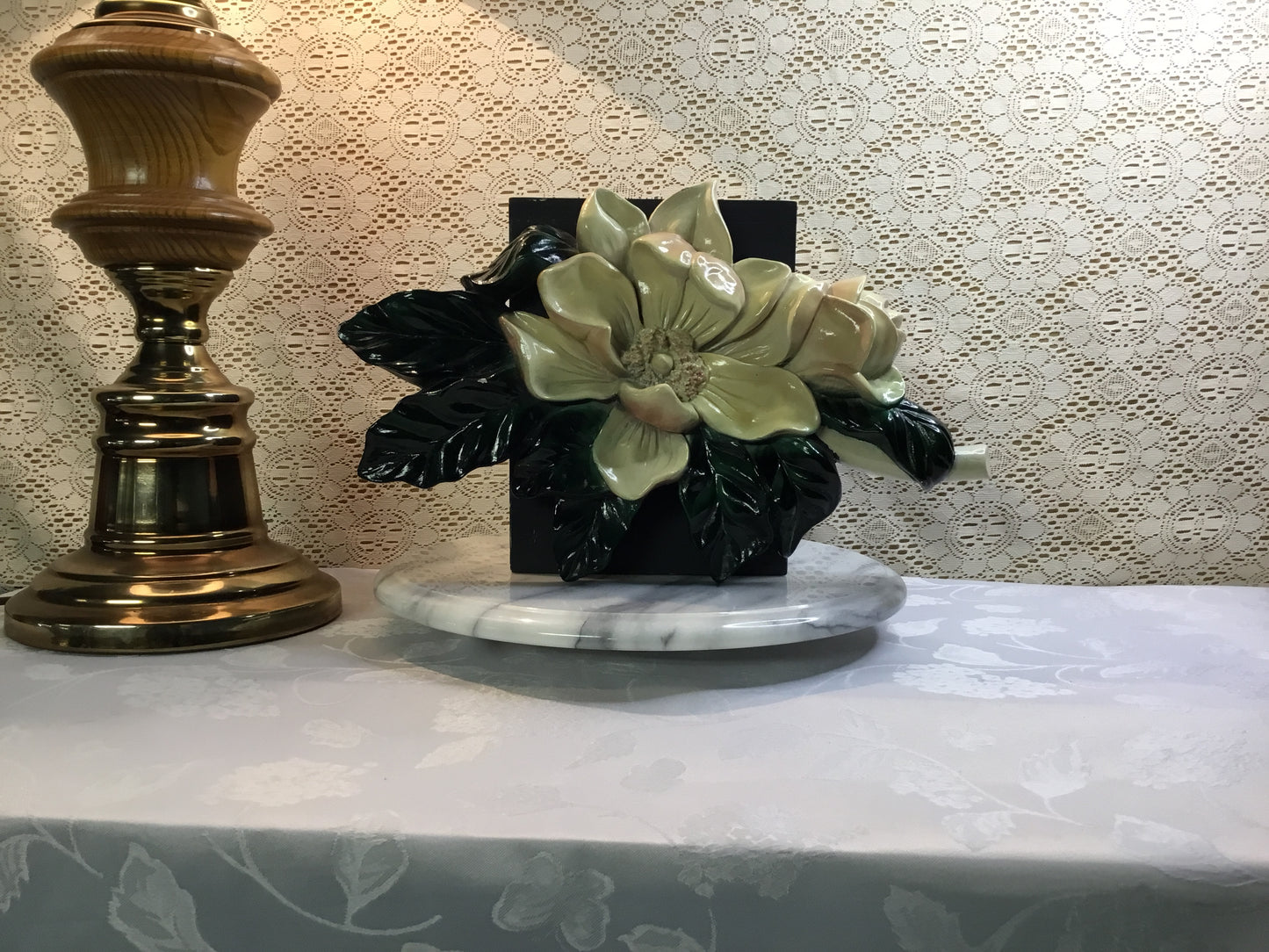 Chalkware Flower