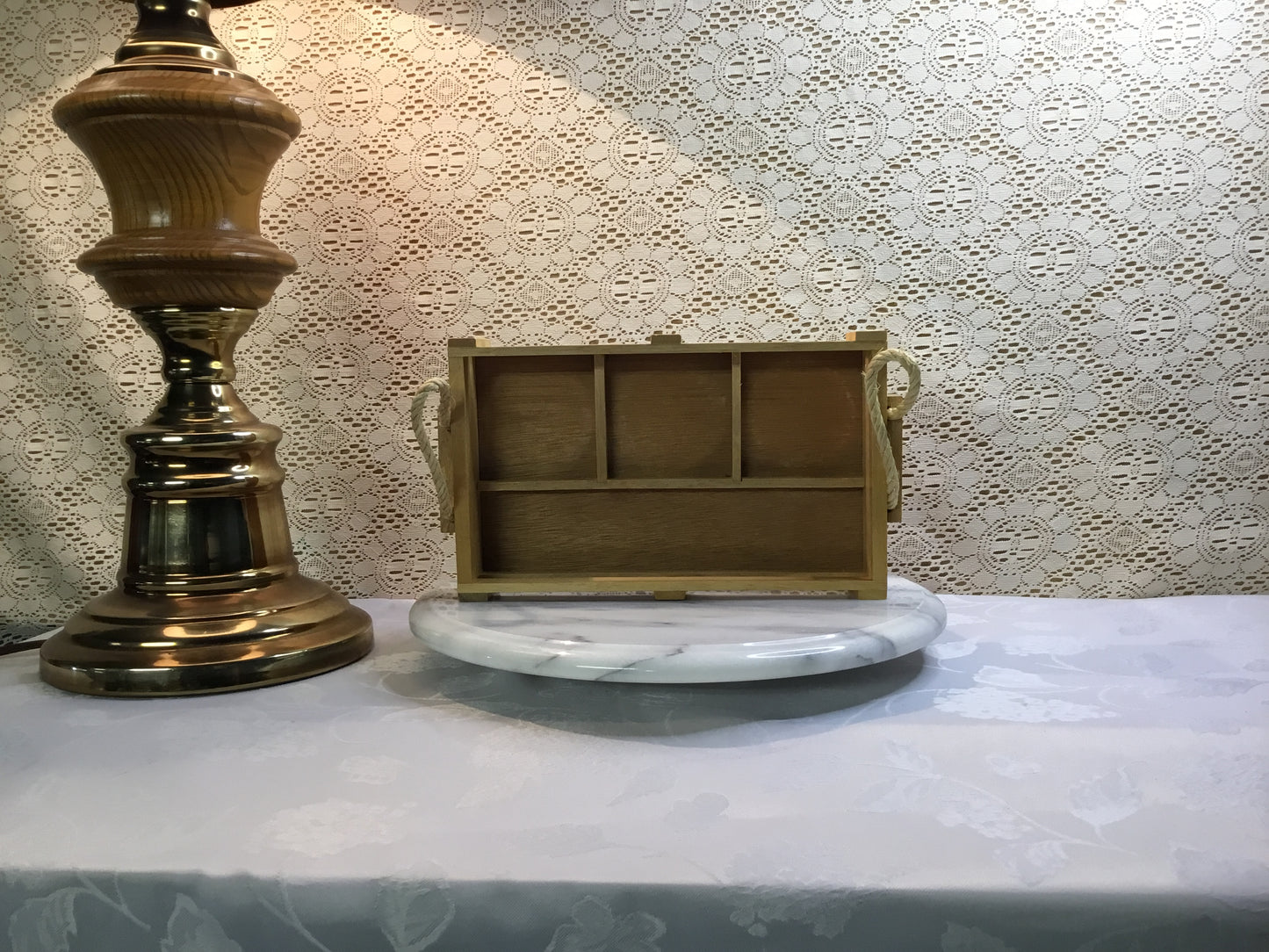 Wood Condiment Crate Set