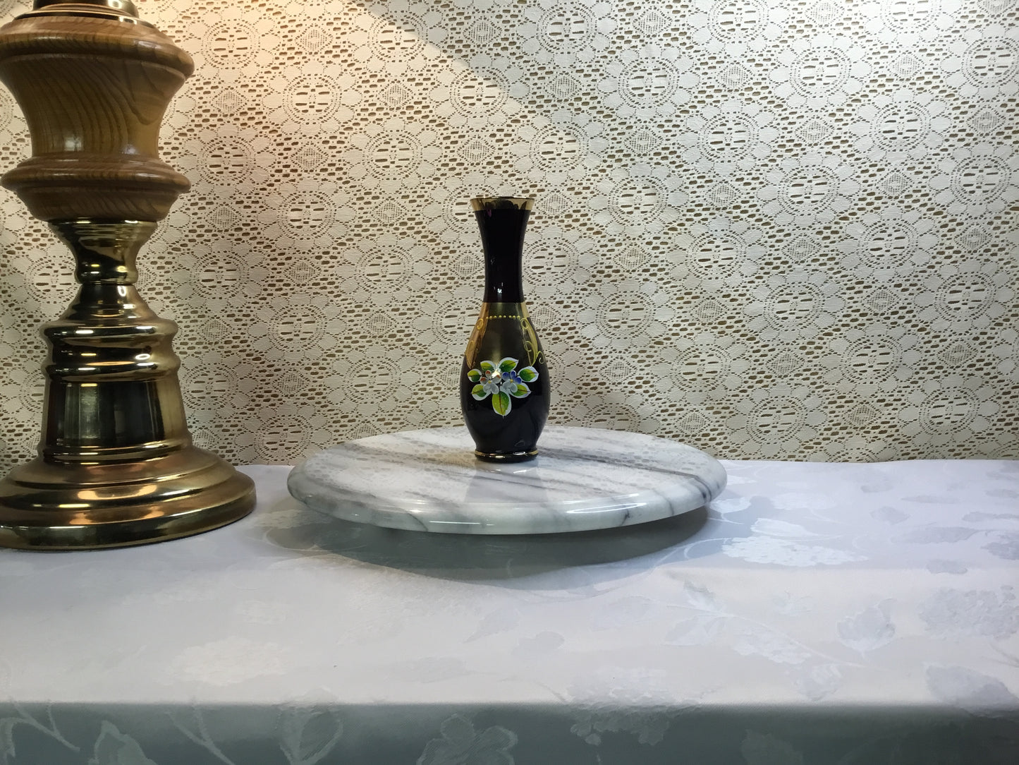 Purple and Gold Vase