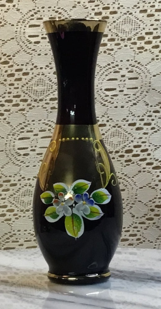 Purple and Gold Vase