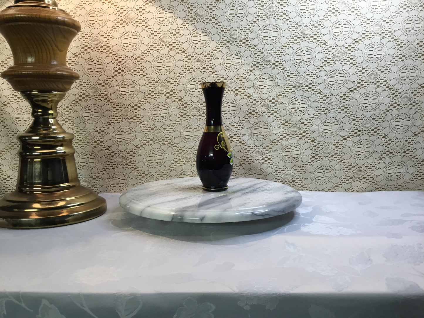 Purple and Gold Vase