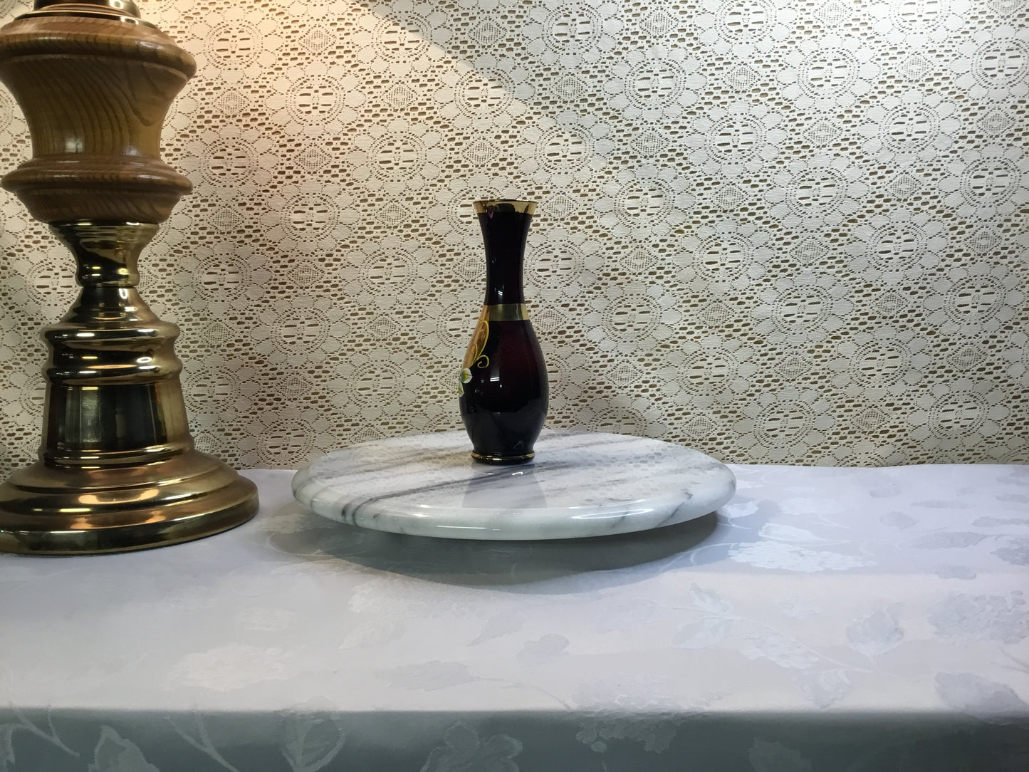 Purple and Gold Vase