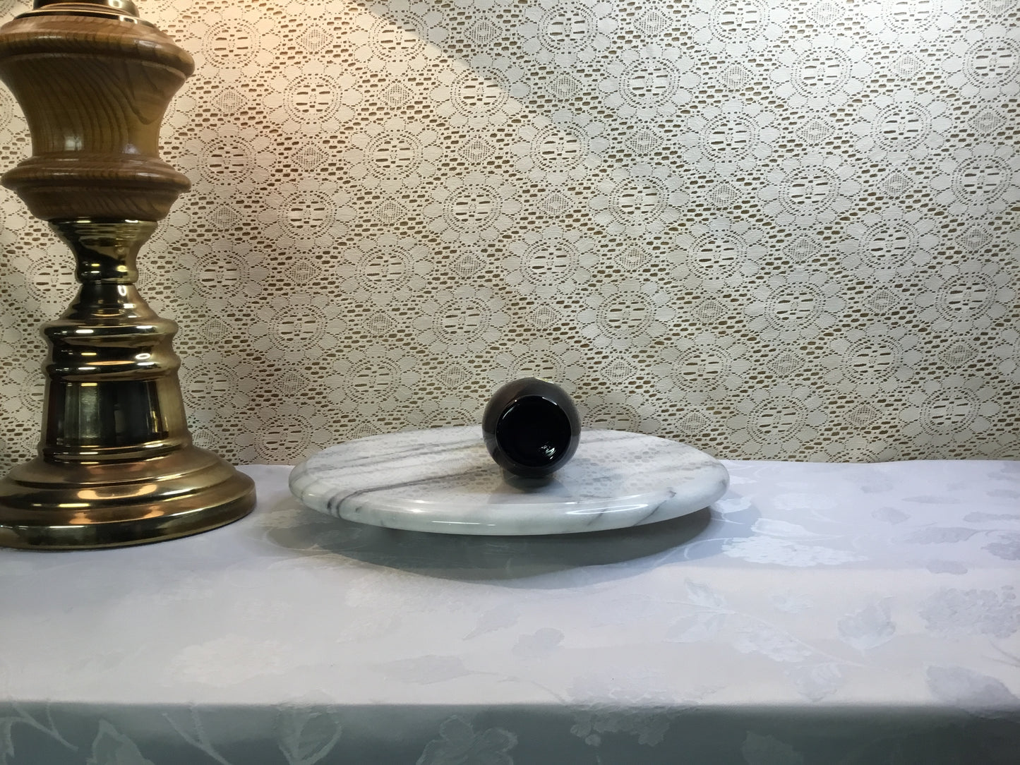 Purple and Gold Vase