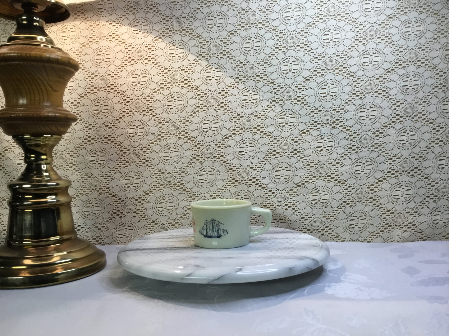 Vintage C.1980s Shulton Ship Grand Turk Shaving Cup