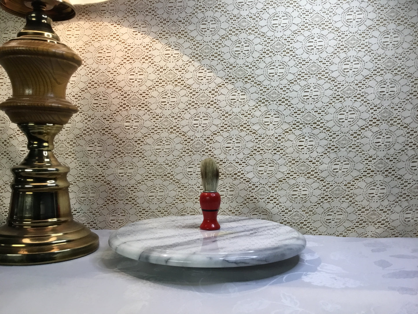 Vintage Face Brush Red