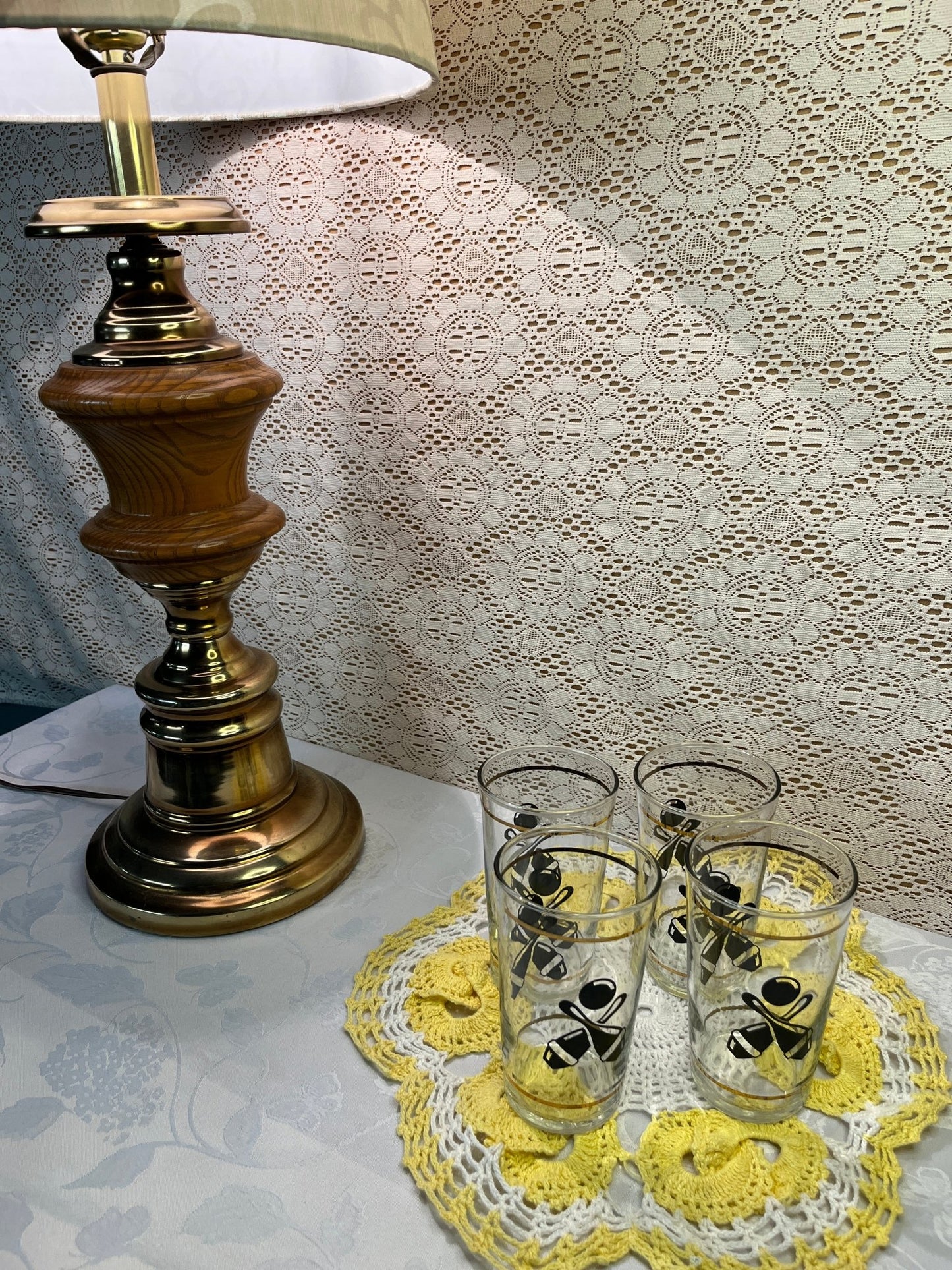 Bowling Themed Glass Tumblers - Unique Thrifting Chilliwack