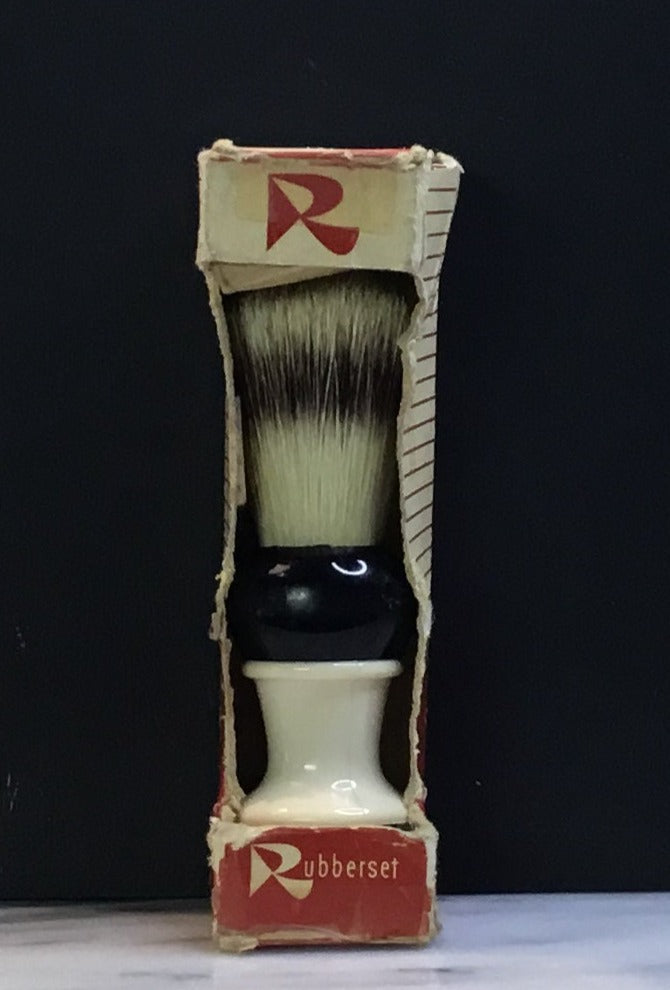 Vintage Rubberset Face Brush in Box