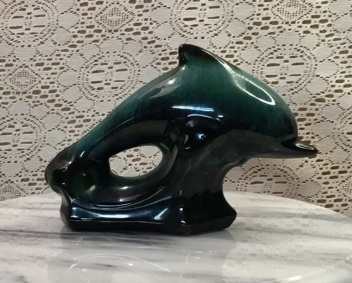 Blue Mountain Pottery Dolphin Figurine